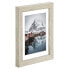 Hama Oslo - Glass - MDF - Grey - Pine - Single picture frame - Table - Wall - 13 x 18 cm - Reflective