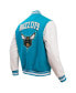 Фото #4 товара Men's Teal Charlotte Hornets 2023/24 City Edition Varsity Jacket