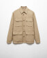 Фото #1 товара Men's Pocket Linen-Blend Jacket