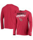 Фото #2 товара Men's Cardinal Arizona Cardinals Combine Authentic Split Line Long Sleeve T-shirt