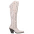 Dan Post Boots Loverly Snip Toe Cowboy Womens White Casual Boots DP4377-100