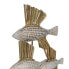 Decorative Figure White Brown Natural Fish 30 x 10 x 40 cm