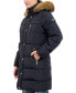 ფოტო #3 პროდუქტის Petite Faux-Fur-Trim Hooded Puffer Coat, Created for Macy's