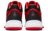 Фото #4 товара Высокие кроссовки Xtep 881419129682 из натуральной кожи, черно-красные со шнуровкой