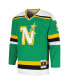 Men's Mike Modano Kelly Green Minnesota North Stars Men's 1989/90 Blue Line Player Jersey