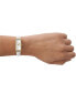 ფოტო #4 პროდუქტის Women's Rosedale Three Hand White Pro-Planet Leather Watch 32mm