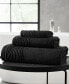 Фото #2 товара Sculpted Pleat Solid Cotton Terry 6-Pc. Bath Towel Set