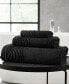 Sculpted Pleat Solid Cotton Terry 6-Pc. Bath Towel Set