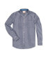 ფოტო #13 პროდუქტის Mens' Organic Long Sleeve Stretch Poplin Button Down Shirt