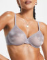 Фото #1 товара Gossard – Glossies – Transparenter, ungefütterter bügelloser BH in Hellgrau