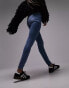 Topshop Tall high riseJamie jeans in mid blue