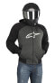 Фото #2 товара Hoodie Alpinestars Chrome Sport Anthrazit-Schwarz-Weiß