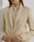 Фото #3 товара Women's Pinstriped Blazer