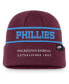 Фото #2 товара Men's Maroon Philadelphia Phillies Cooperstown Collection Rewind Terra Cuffed Knit Hat