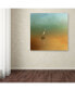 Фото #3 товара Jai Johnson 'Egret at Sea' Canvas Art - 14" x 14" x 2"