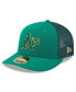 Фото #2 товара Men's Kelly Green Oakland Athletics 2023 St. Patrick's Day Low Profile 59FIFTY Fitted Hat