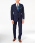 Фото #1 товара Michael Kors 159796 Men's Classic-Fit Navy Mini-Grid Suit Sz. 42 Short 32 W