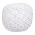 Pouffe Alexandra House Living White polystyrene 45 x 40 x 45 cm