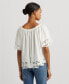 Фото #2 товара Women's Embroidered Off-The-Shoulder Top