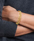 ფოტო #2 პროდუქტის Men's Mariner Link Chain Bracelet (13.5mm) in 14k Gold-Plated Sterling Silver