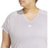 Фото #7 товара ADIDAS Aeroready Train Essentials Minimal Branding V-Neck Plus short sleeve T-shirt