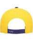 ფოტო #2 პროდუქტის Men's Gold, Purple Los Angeles Lakers Two-Tone No Shot Captain Snapback Hat