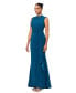 ფოტო #3 პროდუქტის Women's Ruched Draped Gown