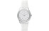 Часы Swatch Metal Quartz 30m White Leather YLS217