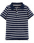 Фото #1 товара Toddler Striped Jersey Polo 5T