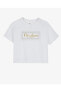 Фото #33 товара W Graphic Tee Shiny Logo T-shirt Kadın Beyaz Tshirt S221460-102
