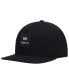 Фото #2 товара Men's Black Square Snapback Hat