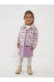 LCW baby Polo Yaka Uzun Kollu Ekose Desenli Kız Bebek Ceket