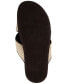 ფოტო #3 პროდუქტის Men's Whitter Faux-Raffia Crossed Strap Sandals, Created for Macy's