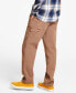 Фото #9 товара Men's Workwear Straight-Fit Garment-Dyed Tapered Carpenter Pants, Created for Macy's