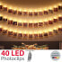 LED Lichterkette 40-Fotoclips BKL1092