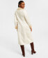 ფოტო #2 პროდუქტის Women's Faux-Suede Faux-Fur-Lined Coat