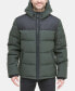 Фото #1 товара Men's Mixed-Media Puffer Coat, Created for Macy's