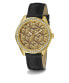 Фото #2 товара Guess Damen Armbanduhr G Gloss schwarz, gold 36 mm GW0608L2