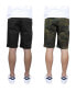 Фото #2 товара Men's 5 Pocket Flat Front Slim Fit Stretch Chino Shorts, Pack of 2