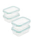 Фото #1 товара Purely Better™ Glass 8-Pc. Rectangular Food Storage Containers, 21-Oz.