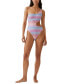 Women's Glitter Ombre Cutout One-Shoulder One-Piece Swimsuit