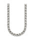 Stainless Steel Polished 24 inch Circular Link Necklace