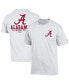 Фото #2 товара Men's White Alabama Crimson Tide Team Stack 2-Hit T-shirt