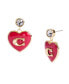 ფოტო #1 პროდუქტის Faux Stone Signature Heart Drop Boxed Earrings
