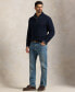 ფოტო #6 პროდუქტის Men's Big & Tall Cable-Knit Cotton Quarter-Zip Sweater