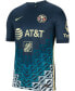 Men's Navy Club America 2021/22 Away Breathe Stadium Replica Jersey