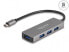 Фото #1 товара Delock 4 Port USB 3.2 Gen 1 Hub mit Type-C Anschluss - Typ-A Buchsen seitlich