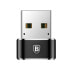Фото #2 товара Адаптер Baseus USB Type-C на USB, черный