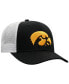 Фото #5 товара Men's Black, White Iowa Hawkeyes Trucker Snapback Hat