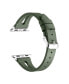 Фото #4 товара Часы Posh Tech Sage Olive Green Genuine Leather Band Apple